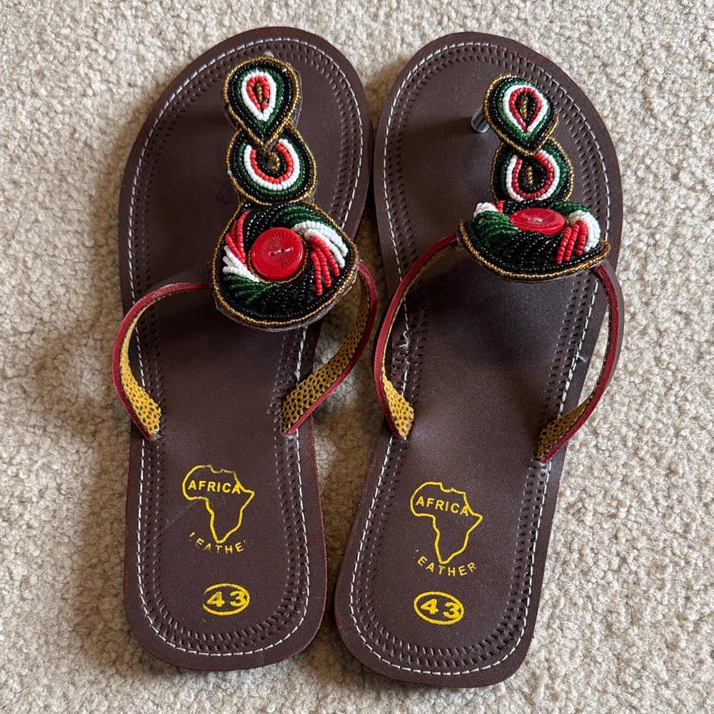 Authentic Flip Flops made in Africa